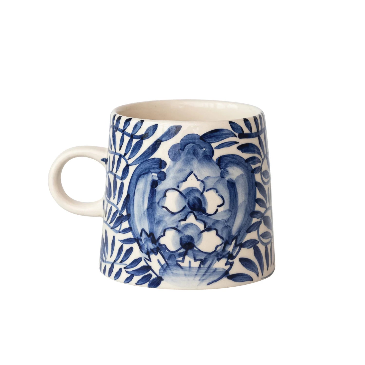 10 oz. Hand-Painted Stoneware Mug