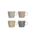 10 oz. Hand-Stamped Stoneware Mug