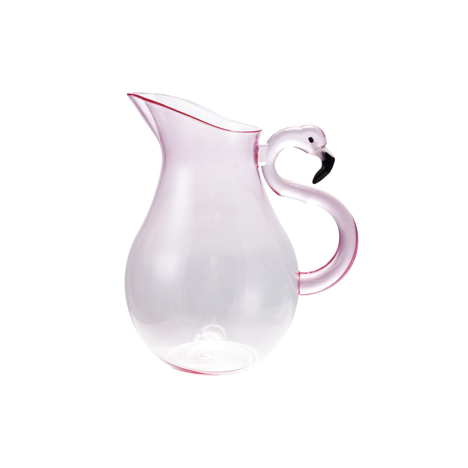 Acrylic Pitcher with Flamingo Handle