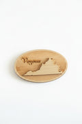 Virginia Wooden Magnet