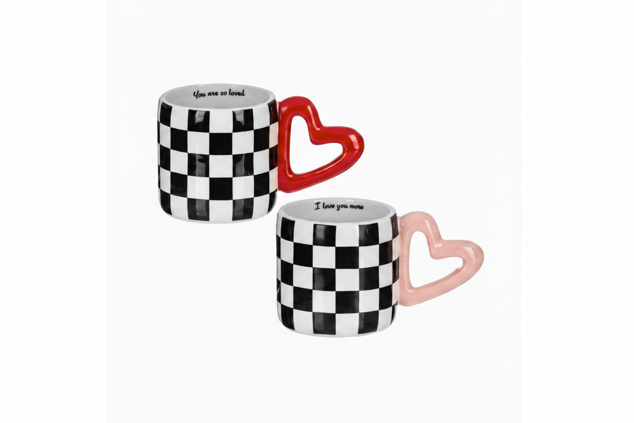 Check You Out! - Checkered Mugs