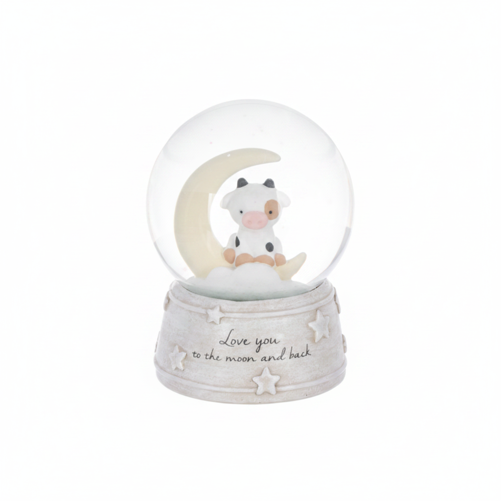 Cow Over the Moon Globe - Love You to the Moon and Back