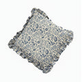 Blue Floral Pillow