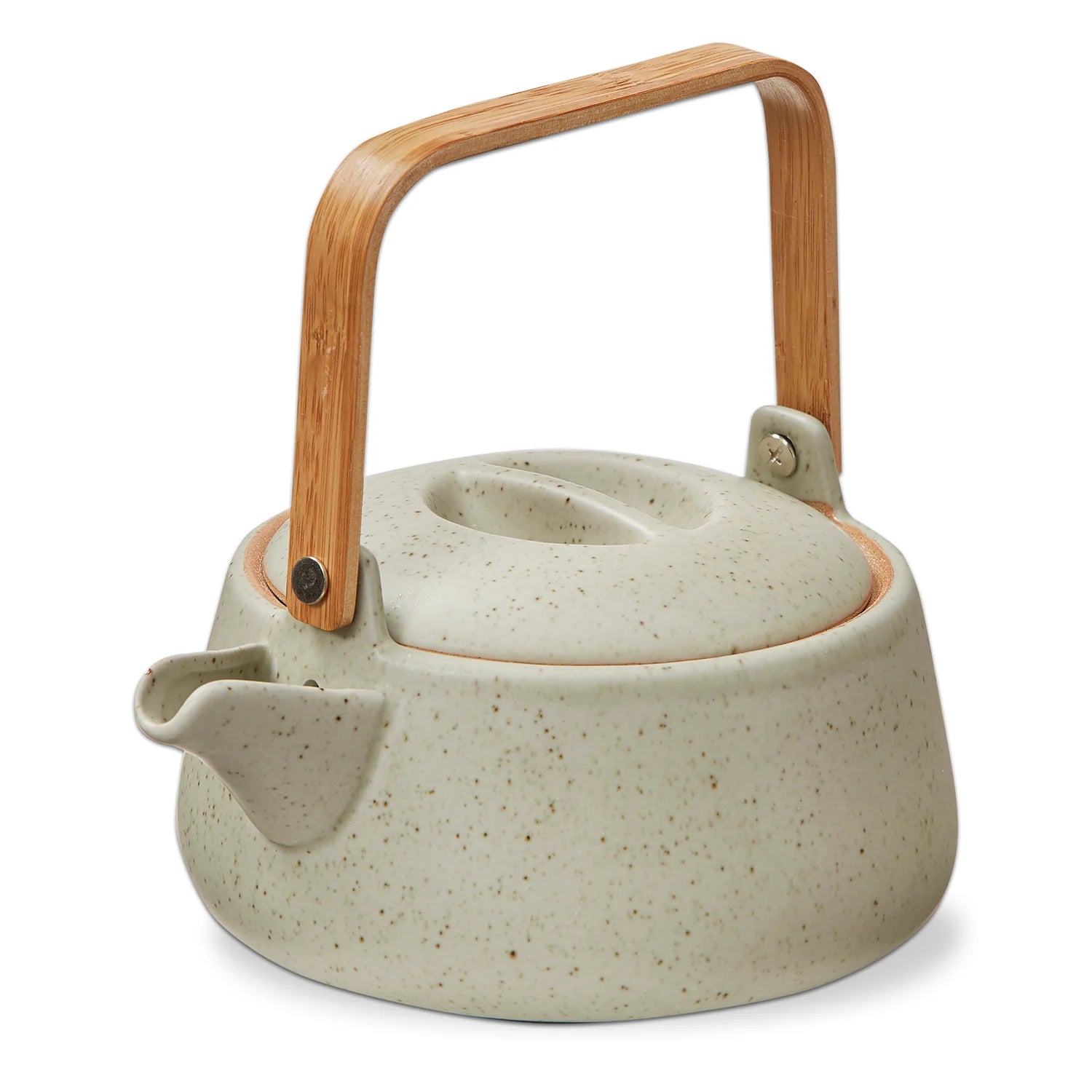 Matte Reactive Speckle Glaze Teapot