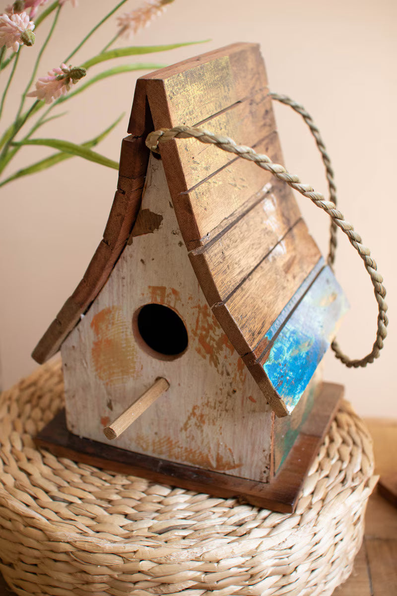 Recycled Teakwood Birdhouse