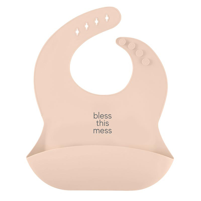 Silicone Bib - Bless This Mess