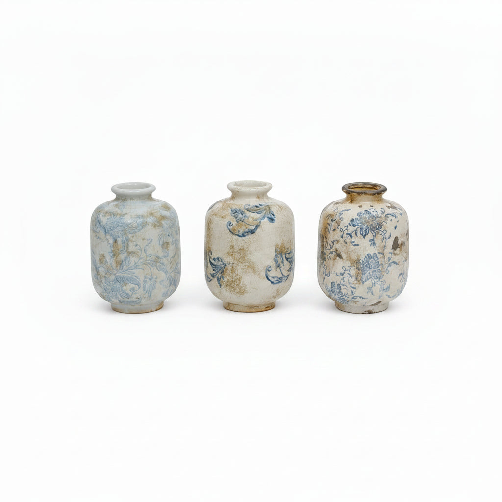Terracotta Vase with Pattern