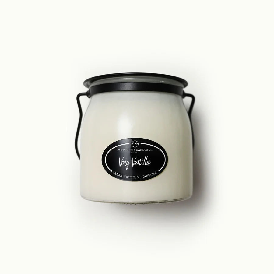 Very Vanilla Candle | 16 oz Butter Jar