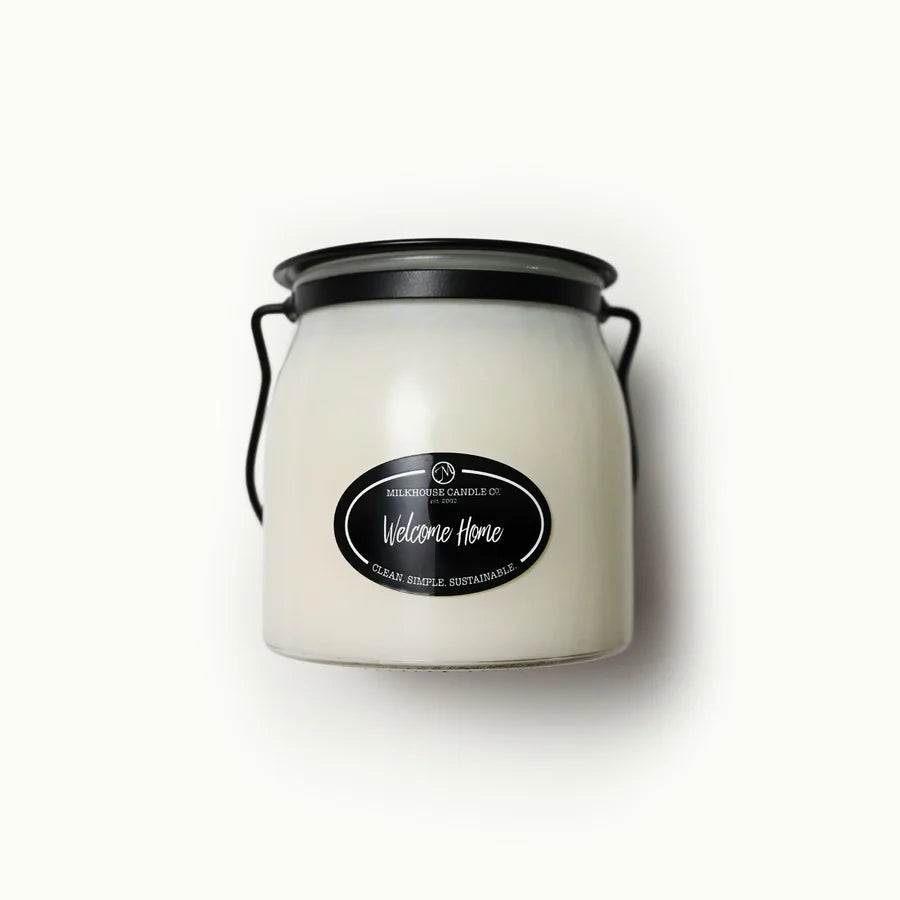 Welcome Home Candle | 16 oz Butter Jar