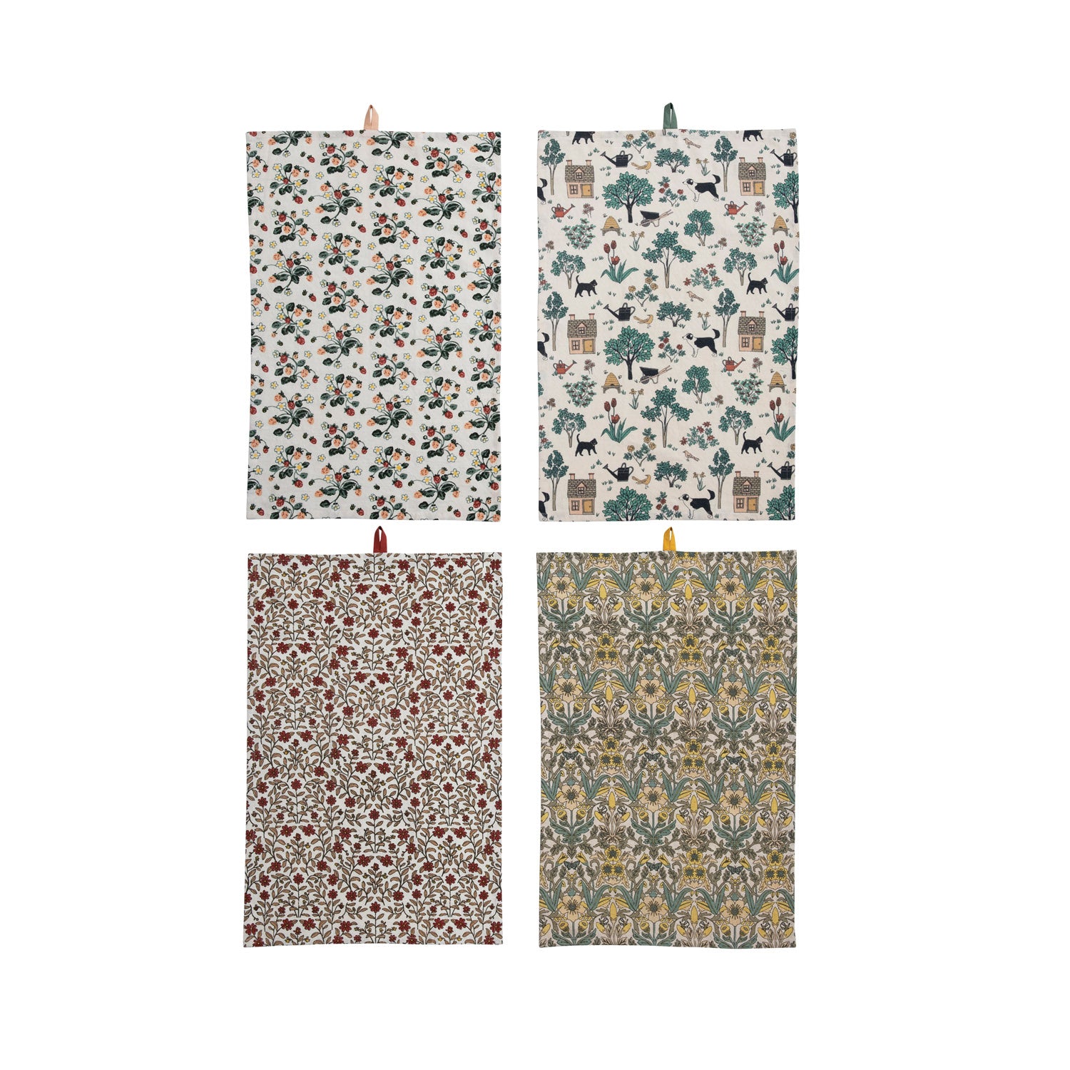 TEA TOWELS W/ PATTERN